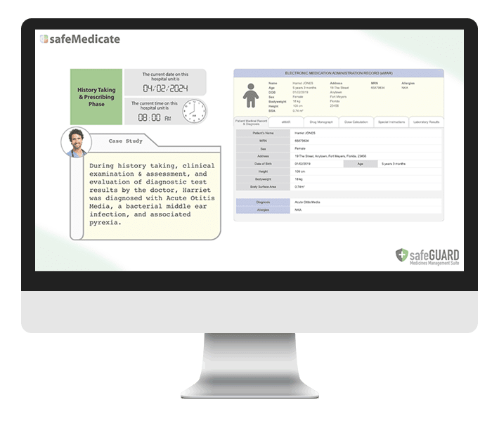 safeHANDS Example Page Image