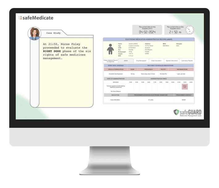 safeHANDS Example Page Image